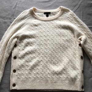 J Crew cable knit sweater NWOT
